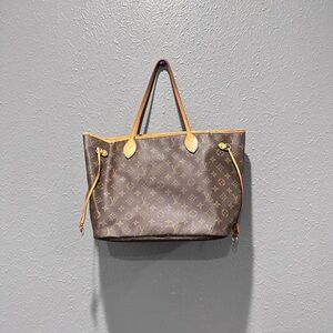 Louis Vuitton Brown and Tan Monogram Tote